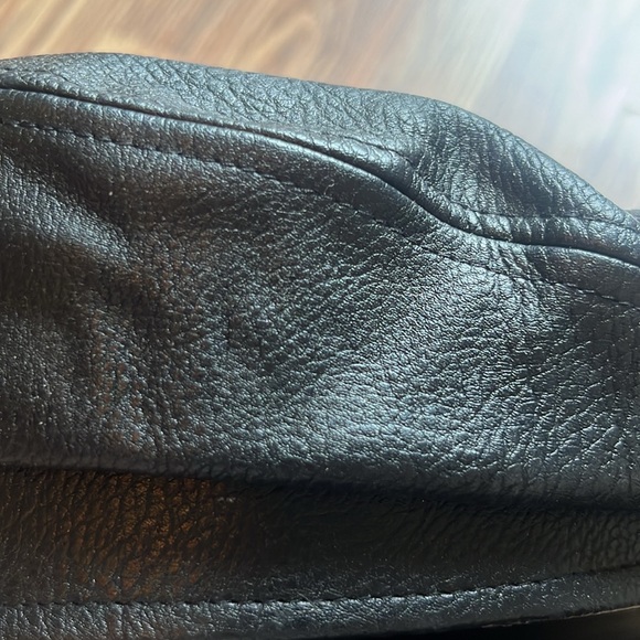 Leather newsboy cap - Picture 6 of 6